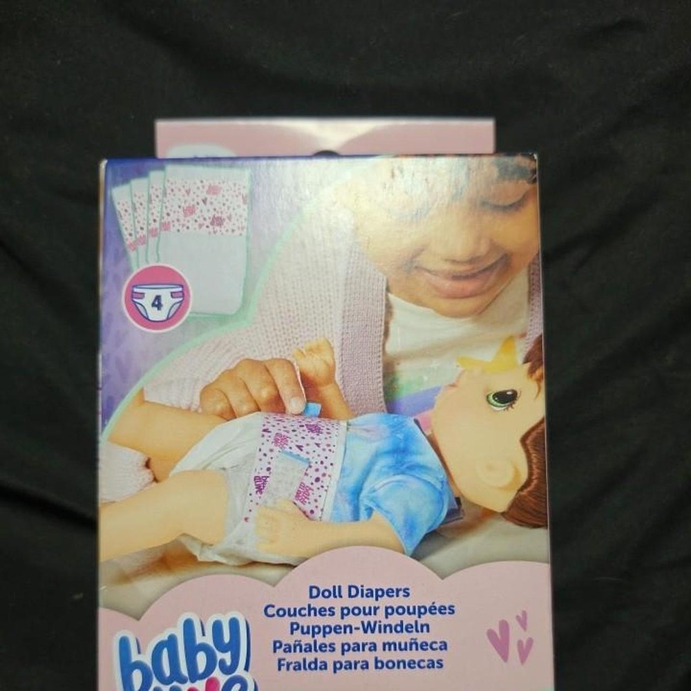 Baby Alive Doll Diapers 4 Pack Replacement Accessory Set New